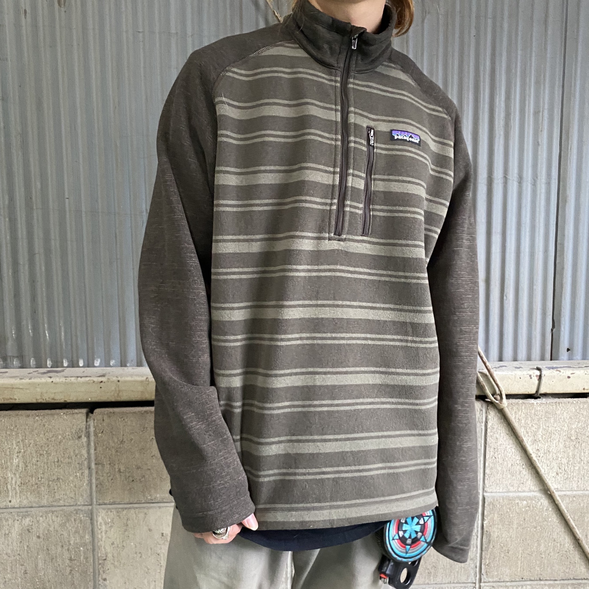 美しい パタゴニア セーター 日本未発売 クォータージッププルオーバー 