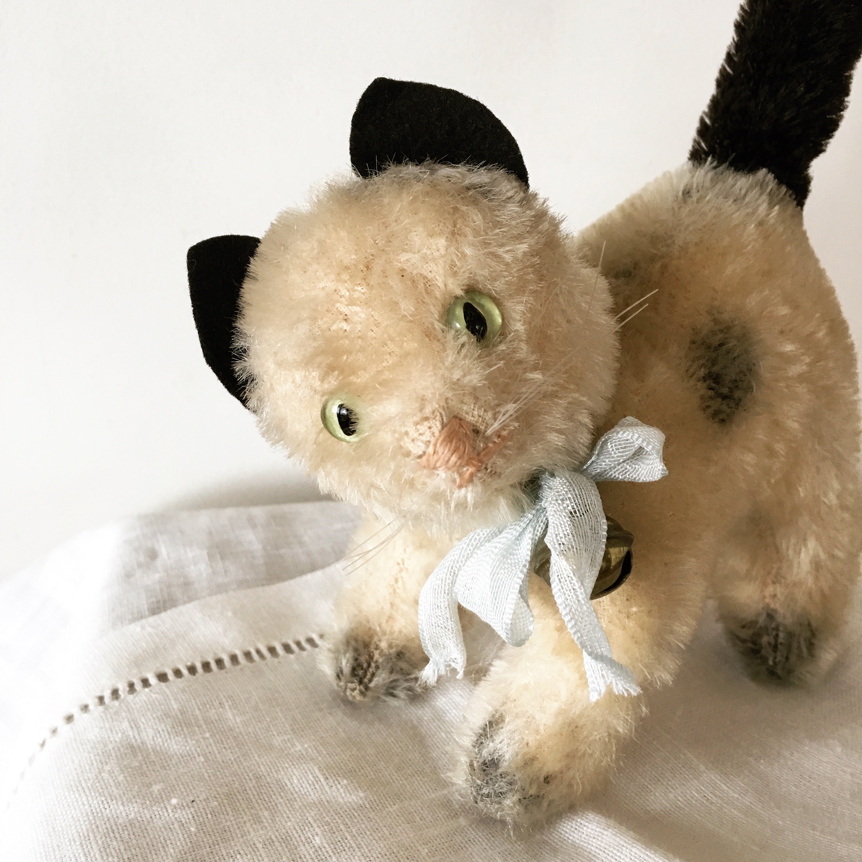 新入荷 アンティークシュタイフ素敵なキャット❤️ネコ❤️ぬいぐるみ