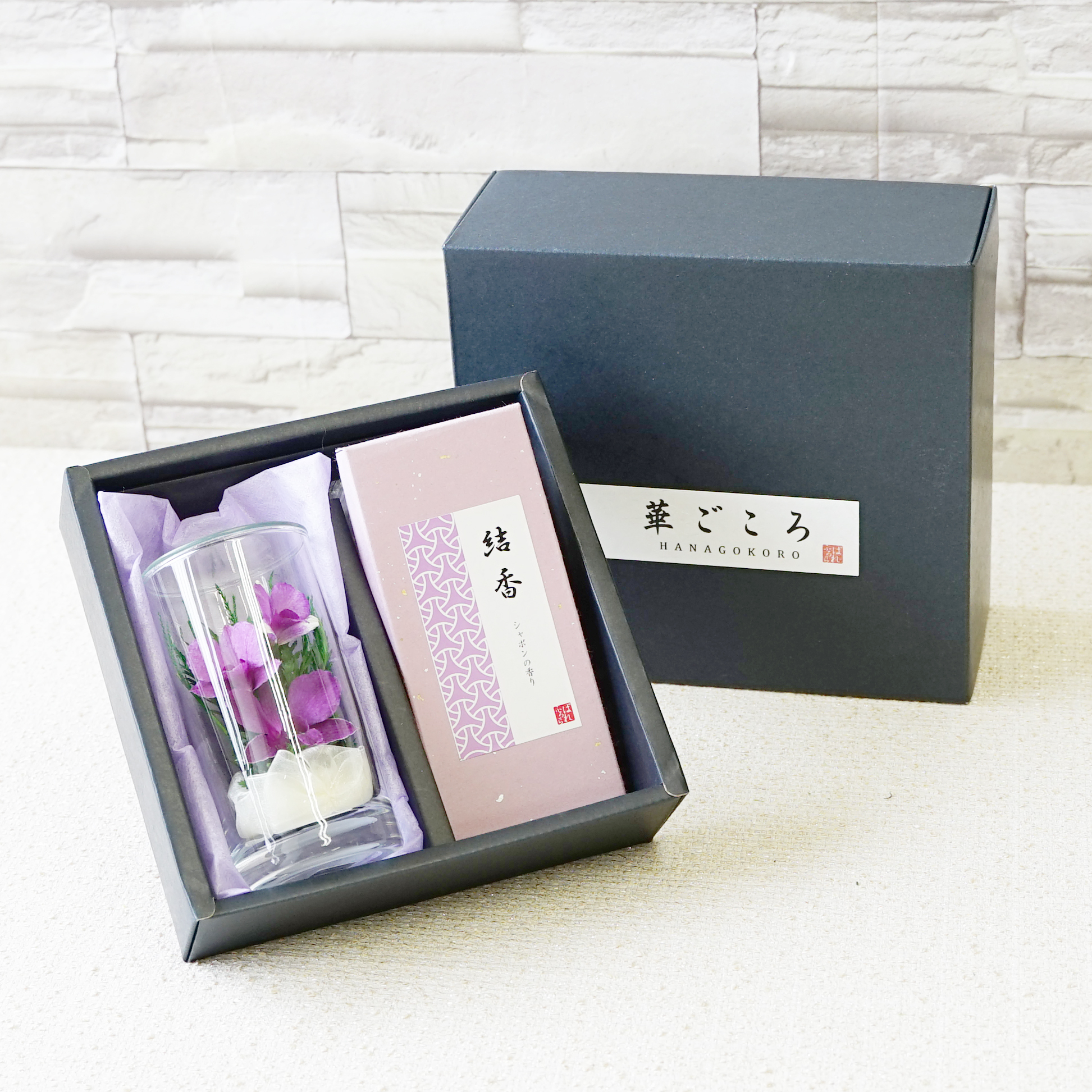 お供えギフトボックス お線香 ミエル セット 華ごころ パレフローラ 公式オンラインショップ