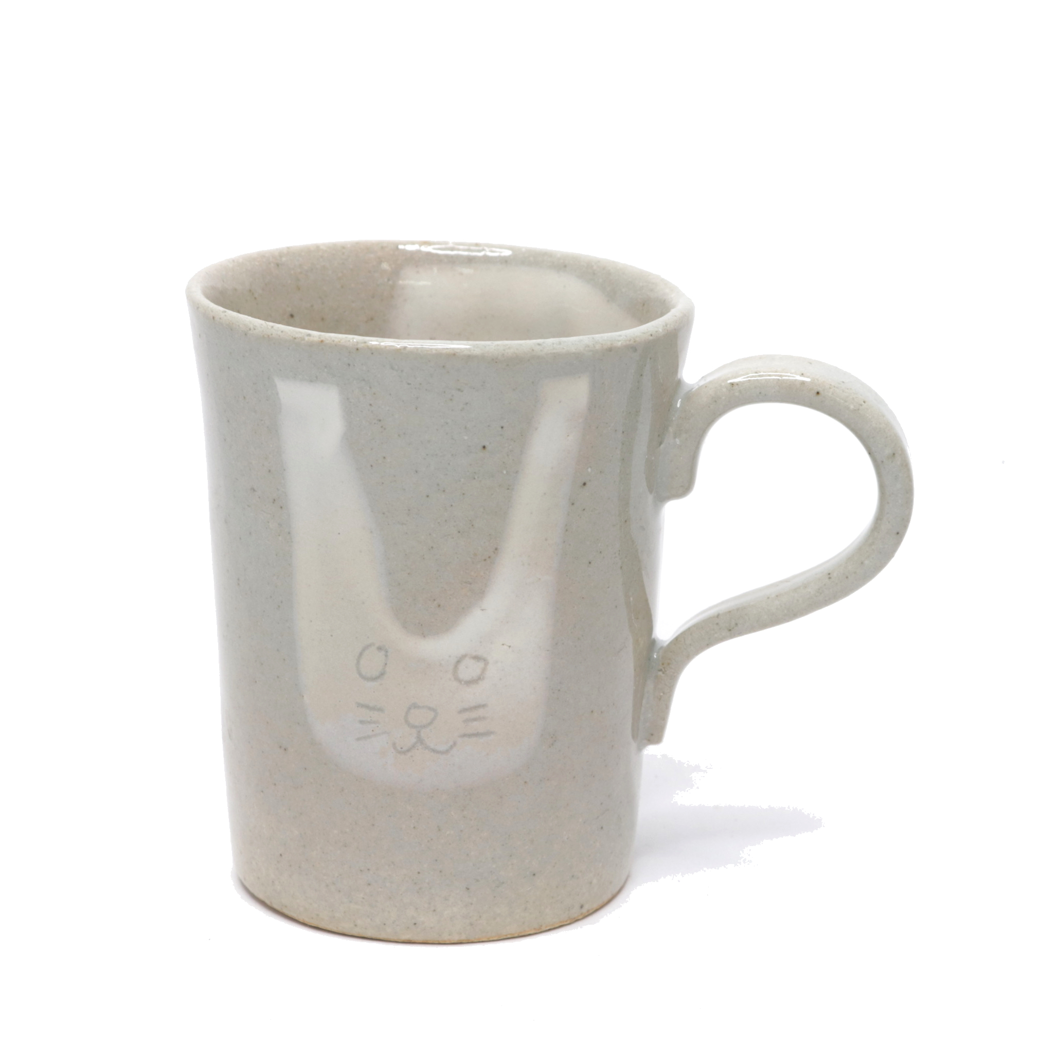 マグカップ 陶器製 ウサギ 美濃焼 かわいい 兎 マグ コップ 和食器 ギフト プレゼント用にも 母の日 雑貨屋リエット