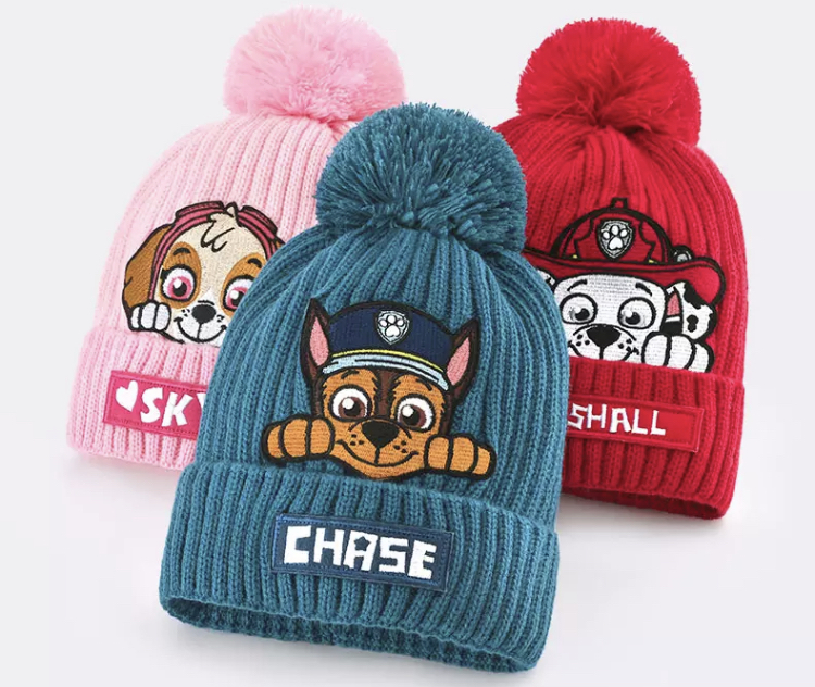 パウパトロール 激安 冬帽子 ニット帽 キャラクター グッズ 発送通知より30 50日でのお届けとなります マーシャル チェイス スカイ Peekaboo ピッカブー