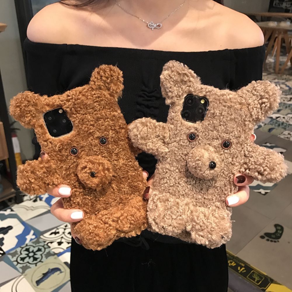 ぬいぐるみ Iphone ケース かわいいクマ Pinbaer Shop ピンベアー ショップ