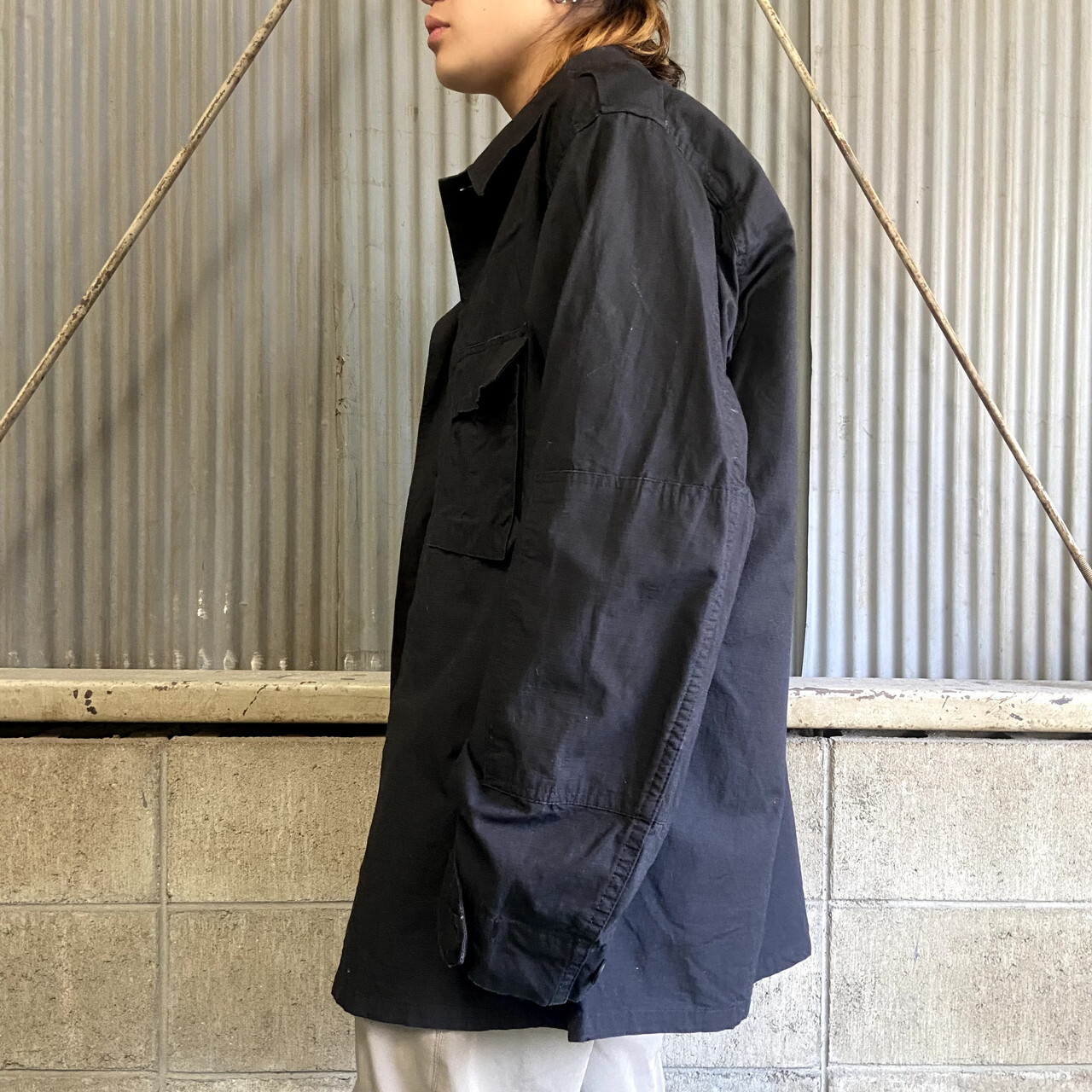 民間品 Propper ブラック uジャケット Large Long メンズxl相当 古着 ミリタリージャケット リップストップ 黒 ミリタリージャケット All15 Cave 古着屋 公式 古着通販サイト 民間品 Propper ブラック uジャケット Large Long メンズxl相当 古着 ミリタリージャケット リップストップ 黒 ミリタリージャケット All15 Cave 古着屋 公式 古着通販サイト
