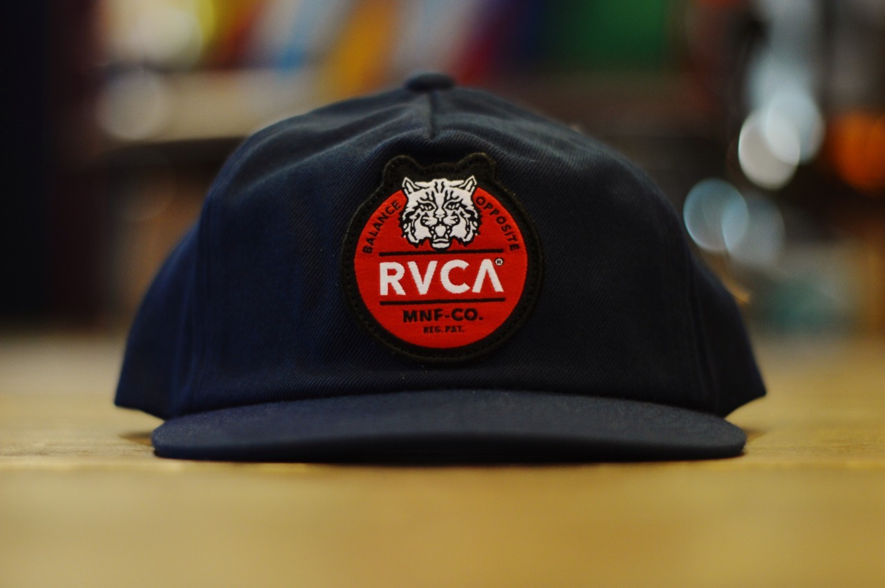 Rvca Patch Cap Navy Volt Local Authentic Store