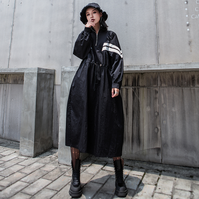 大注目 モード系 ワンピ ハイネック ゆったり ロング丈 秋冬 大人きれいめ キレカジ ストリート系 オルチャン 原宿系 代 30代 人気絶頂 Alimamiy Ru