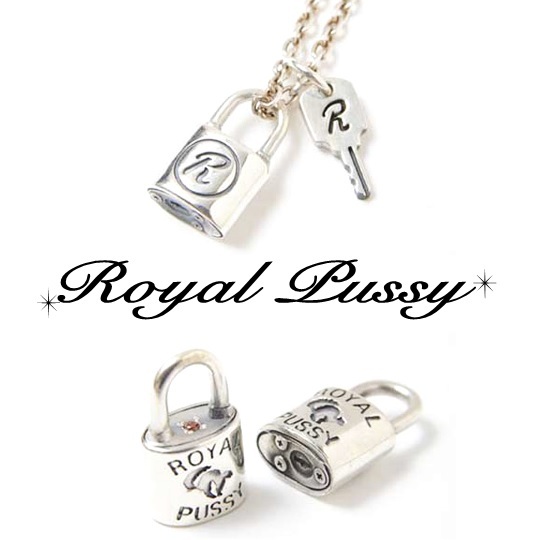 Royal Pussy ロイヤルプッシー Rp Padlock Chain ネックレス ペンダント 南京錠 パドロックチェーン シドネックチェーン シルバー925 レディース メンズ ロック パンク バンド 40cm 45cm ギフト アクセサリー 川村カオリ ギフト ラッピング無料 ステージ衣装 Rogia