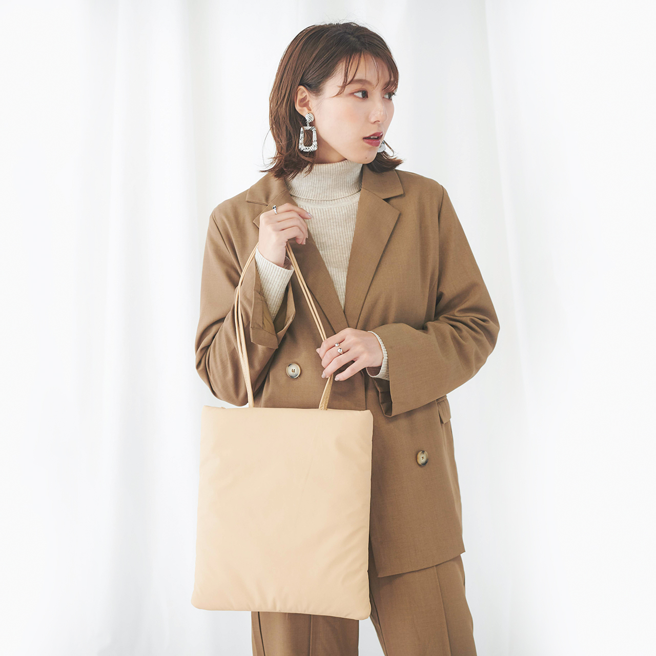 Down Tote Bag ダウントートバッグ 19 B28 7 Nana