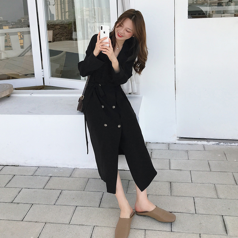 Aiqiangweiラージサイズスーツスカートドレス新しい秋と冬の服カバー足太いヒップワイドロングスカートウインドブレーカー女性ミドルレングス ラブローズ Mixlily Shop 8 Powered By Base