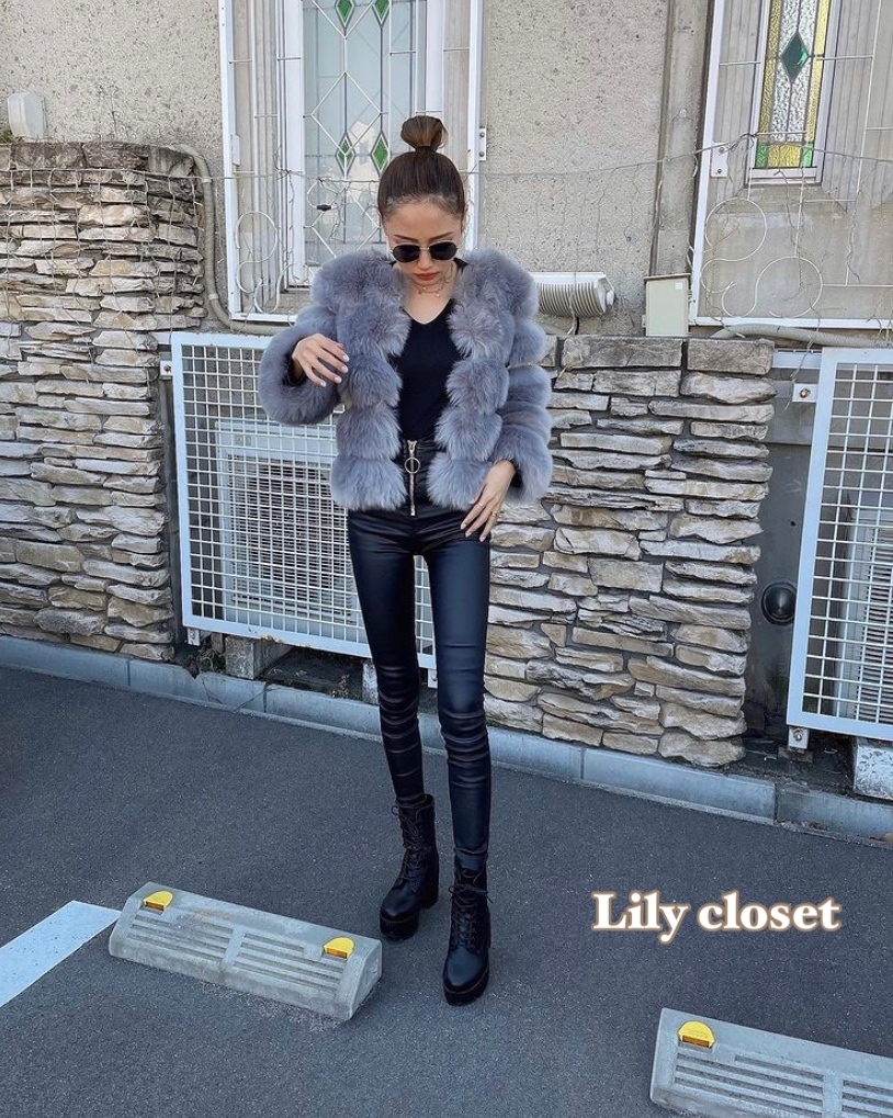 Sachi様着用 フロントzipハイウエストレザーパンツ Lilycloset ファッション通販