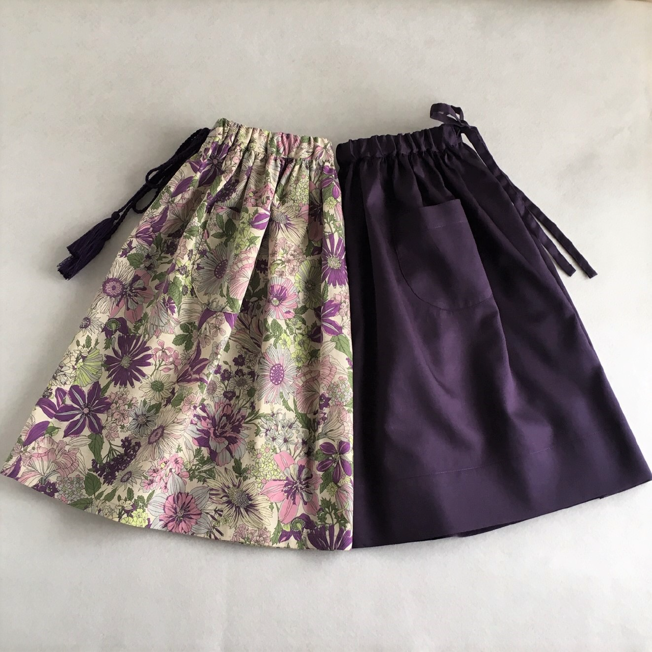 ギャザースカート 70 130サイズ 型紙 作り方のセット Bo 1905 子供服の型紙ショップ Tsukuro ツクロ