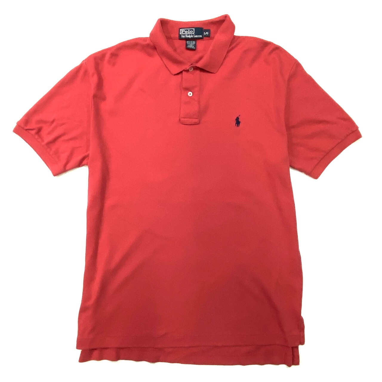 Polo Ralph Lauren ラルフローレン ワンポイントロゴ ポロシャツ メンズl 古着 ピンク ポロシャツ Cave 古着屋 公式 古着通販サイト