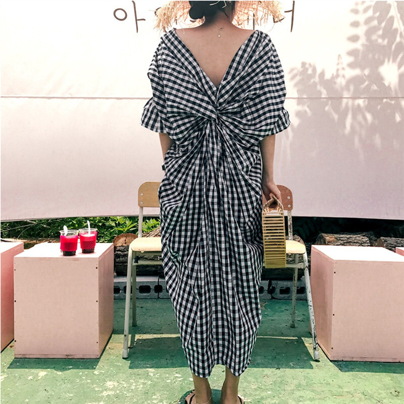 春新作 ワンピース 春 ワンピース 夏 ワンピース ロング ワンピース マタニティ ワンピース ギンガムチェック ロング ワンピース レディース ロング ロング丈 韓国 ワンピース 半袖 ロングワンピース 黒 春秋 ワンピース リゾート Viento