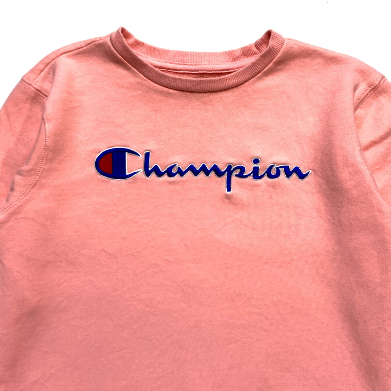 Champion チャンピオン 刺繍ロゴ スウェット トレーナー レディースl ピンク 古着 スウェット Al Cave 古着屋 公式 古着通販サイト