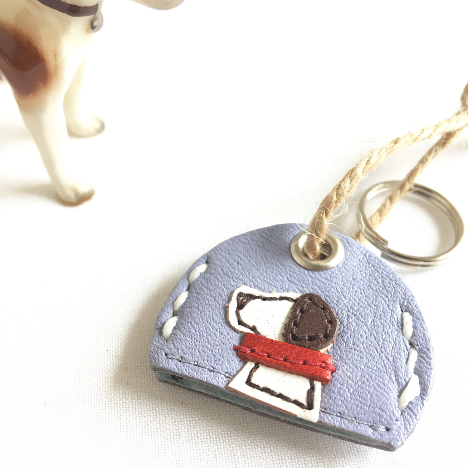 鑑札ホルダー ブルーグレー Leetama Shop