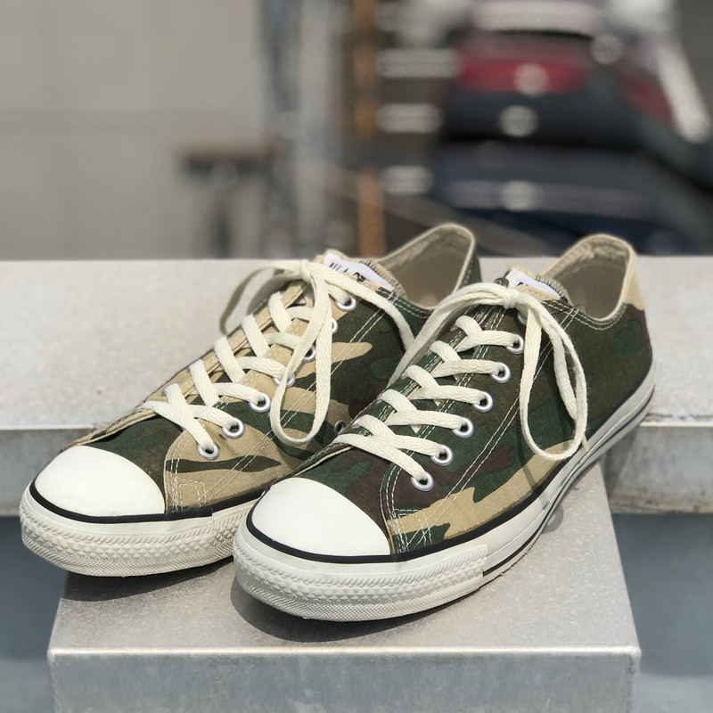 90 S Converse コンバース All Star Low Usa製 カモフラ 迷彩 10 希少 ヴィンテージ Agito Vintage