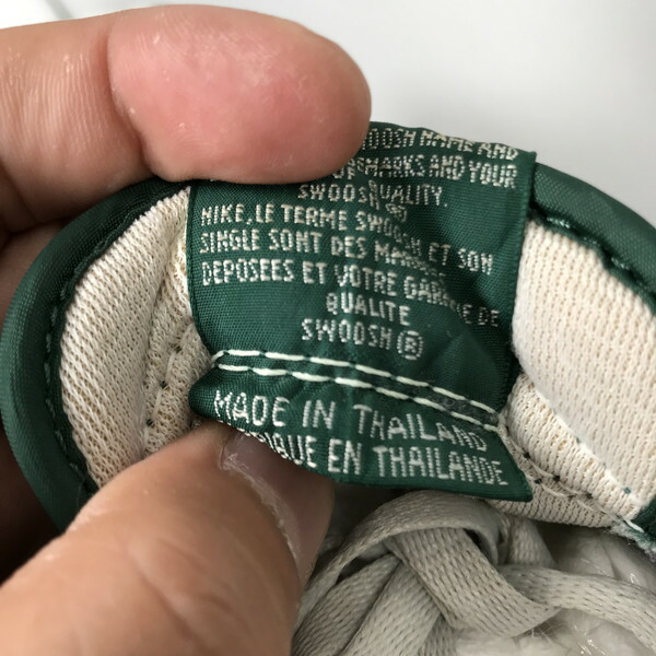 90 S Nike ナイキ Bruin ブルイン スエード 緑 グリーン 94年 Us8 タイ製 初期復刻 リペア有 縦nike 希少 ヴィンテージ Agito Vintage