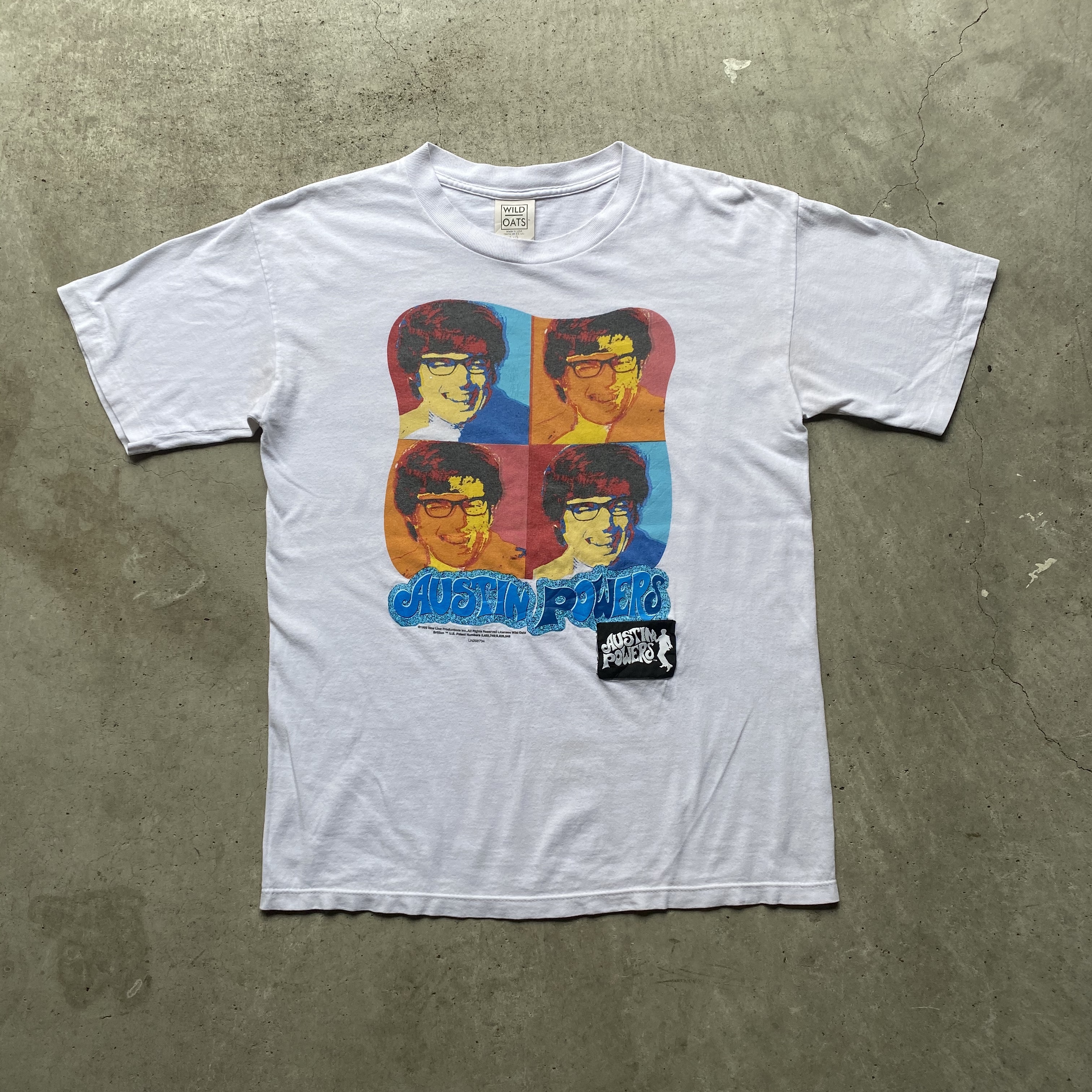 90年代 Austin Powers オースティン パワーズ ムービーtシャツ プリントtシャツ ヴィンテージ メンズl 古着 Tシャツ Vtg All15 Cave 古着屋 公式 古着通販サイト