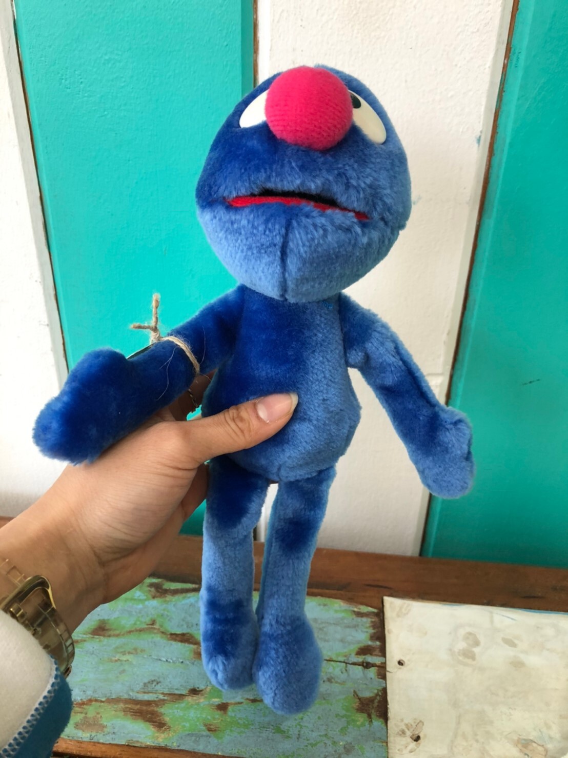 1990s Sesame Street Grover Plush Doll Applause Inc セサミストリート グローバー ぬいぐるみ The Puppez E Shop ザ パペッツ松本 Webショップ