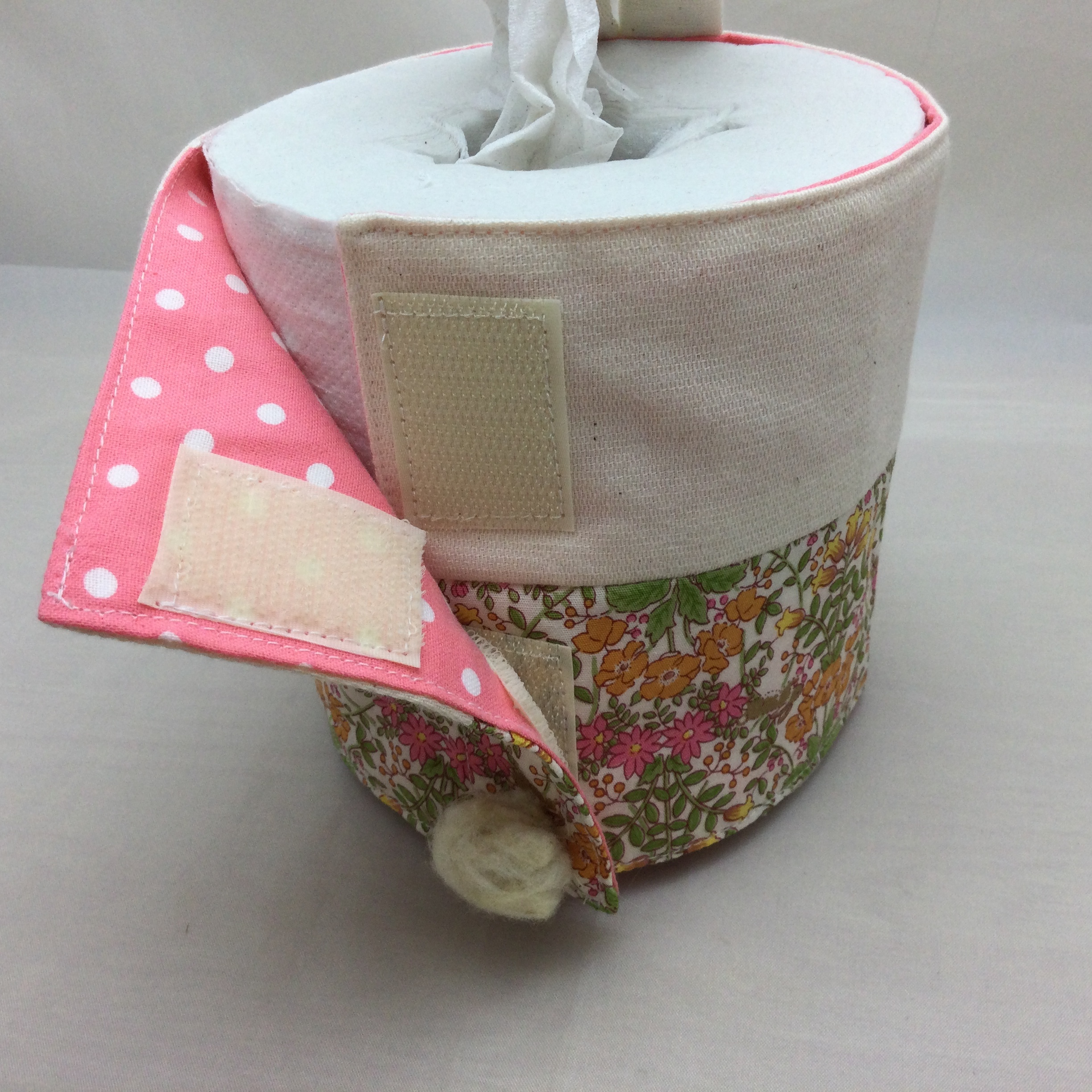 Mofファーム トイレットペーパーケース リバティ風うさぎ うさぎセレクトショップ森音 東京神田のうさぎ雑貨