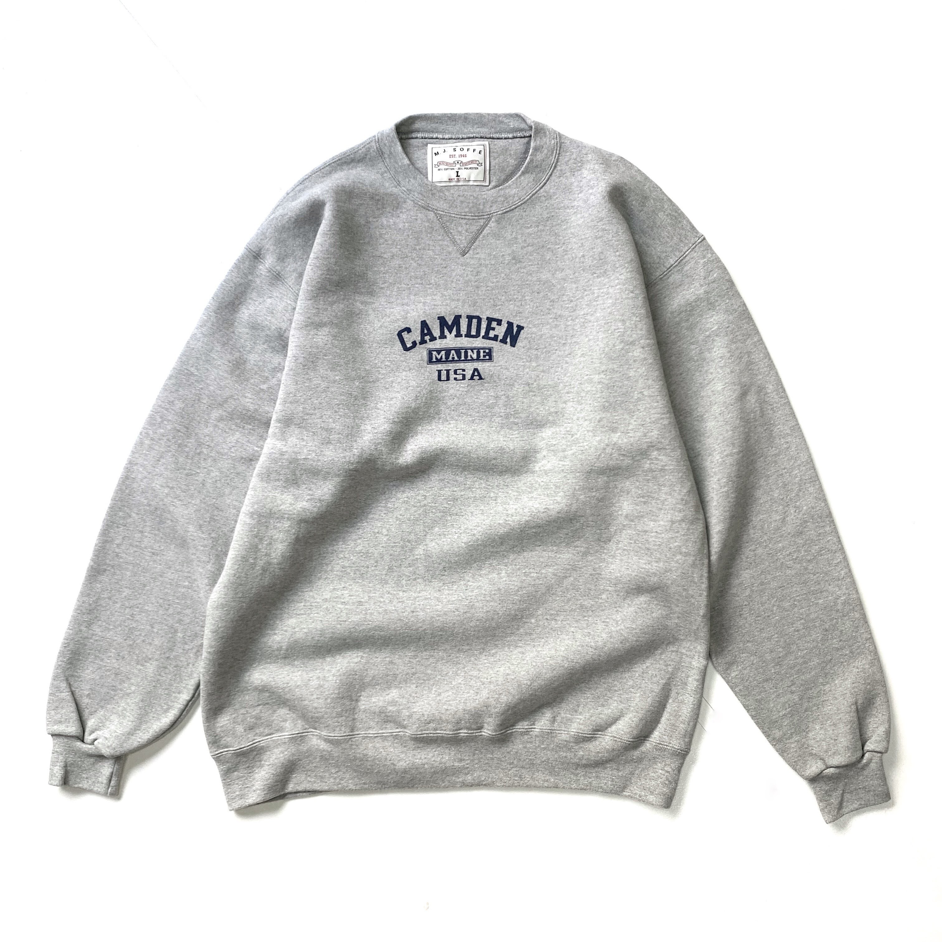 Usa製 M J Soffe Camden Maine Usa カムデン プリントスウェット トレーナー グレー 灰色 メンズl 古着 スウェット Cave 古着屋 公式 古着通販サイト