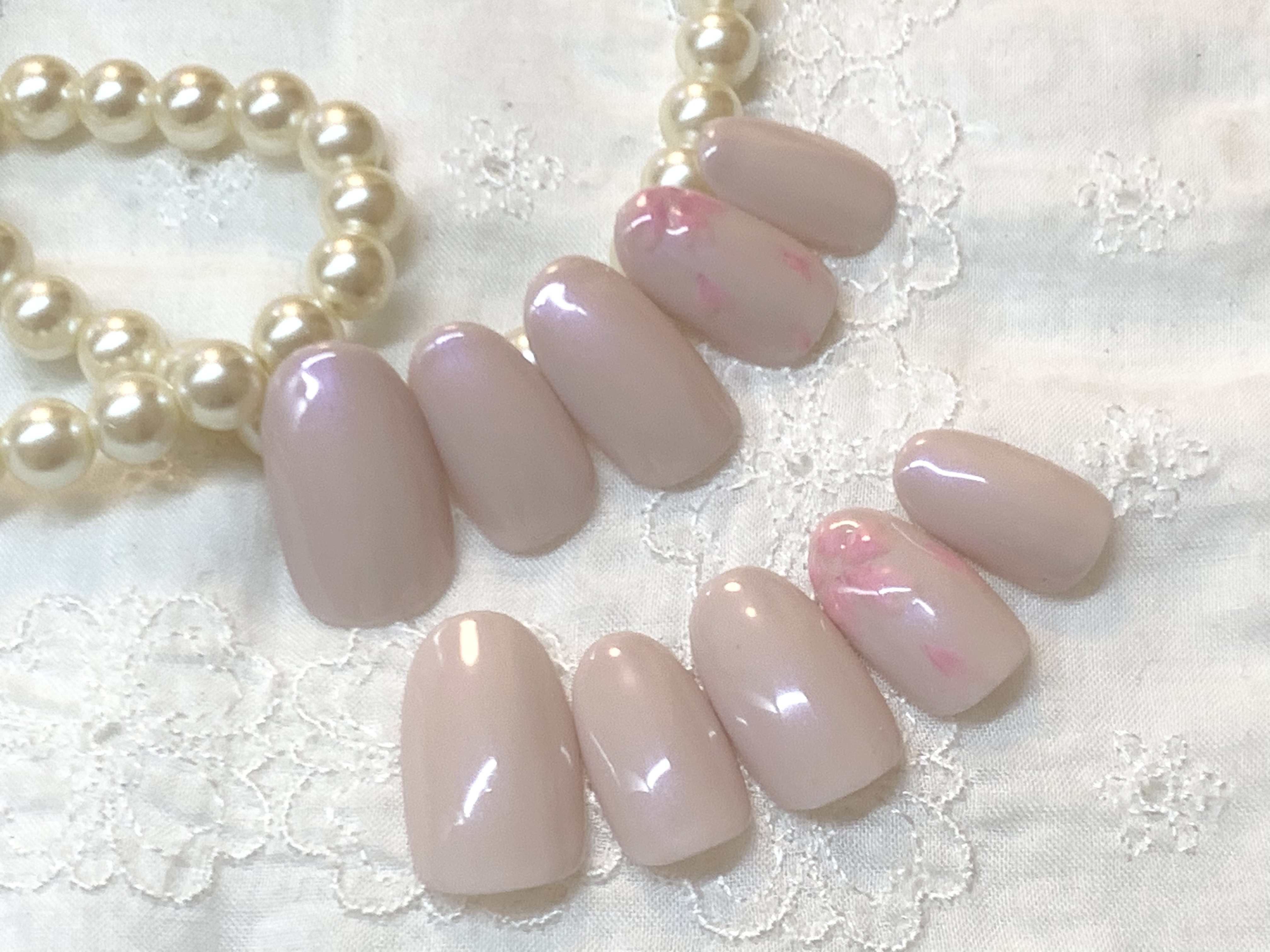 Mサイズ 親指横幅1 7cm 桜舞うネイルチップ サロンに行かなくても可愛くなれる お手軽ネイルチップ