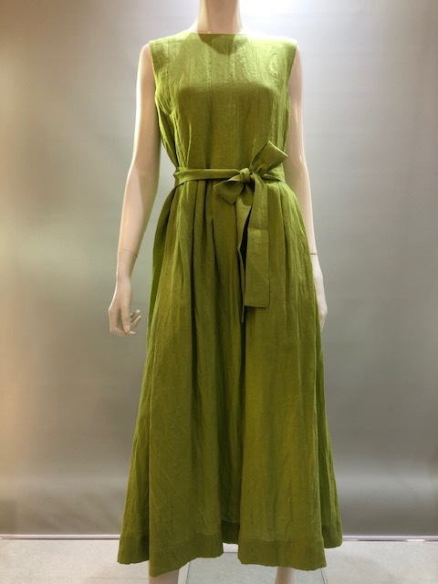 Chousonnette シューソネット 071 2 5 Col 53 9号 麻ロング丈ワンピース 日本製 Boutique La Pista