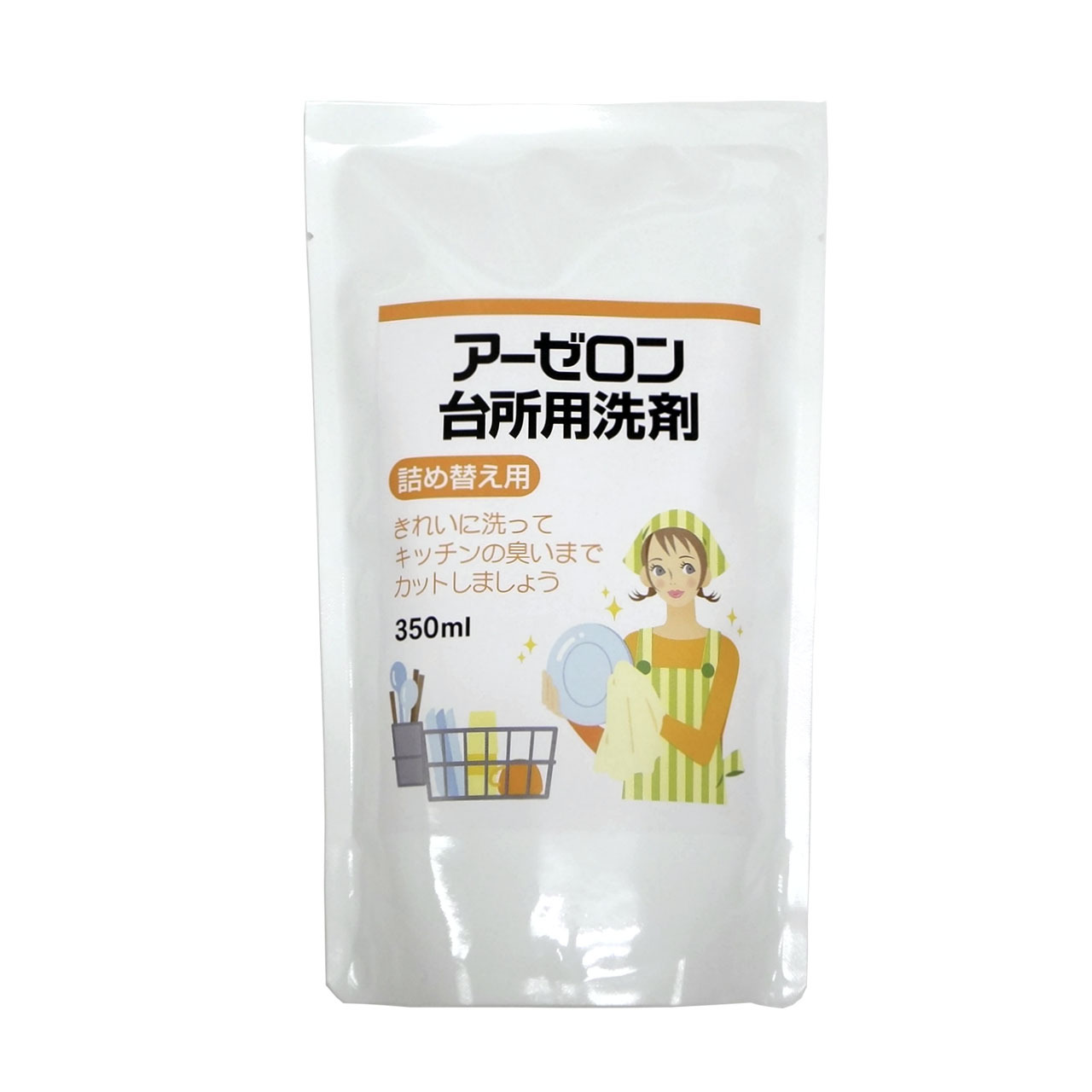 アーゼロン台所用洗剤 詰め替え用 350ml Well Green アーゼロン台所用洗剤 詰め替え用 350ml Well Green