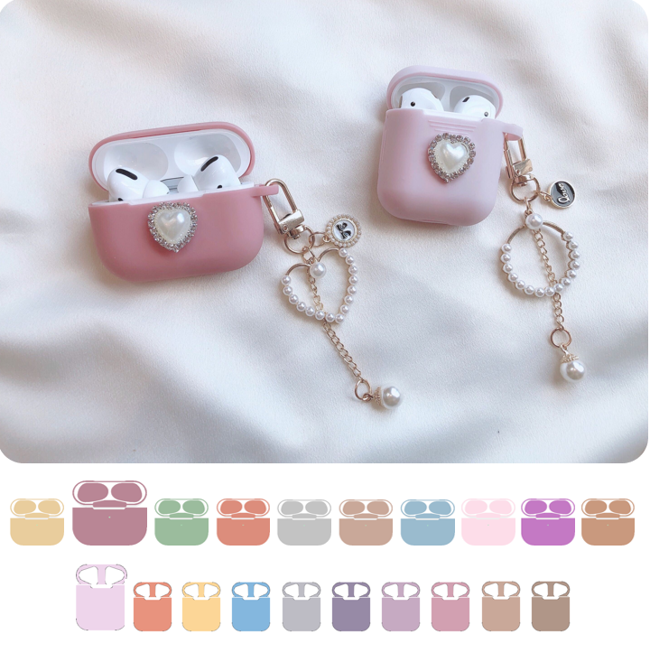 Airpods Pro ケース パールハート パールチャーム Casemi Tokyo 大人可愛い がみつかる Airpodsケース Iphoneケース 専門店