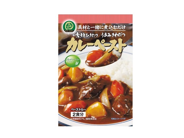 美味安心 グルテンフリー カレーペースト 中辛 ２食分 １２０ｇ 美味安心オンラインショップ