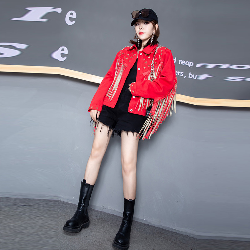 0ポンドのファットシスター新しいファットプラスサイズの婦人服とテルデニムジャケットカーディガン重工業ジャケットの女性 ミックスインファッション Mixlily Shop 7