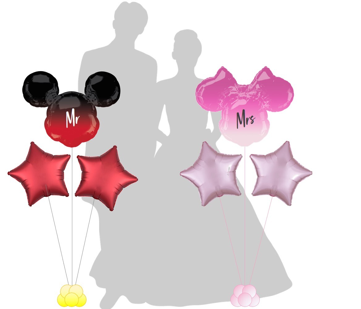 ミッキー シルエットバルーンセット Gunji Balloonworks ぐんじバルーンワークス