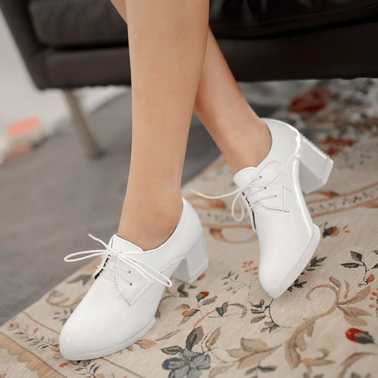 3色 ボリュームヒールダービーシューズ Sucrier シュクリエ お砂糖みたいに甘くてかわいい 量産型プチプラガーリー服 通販