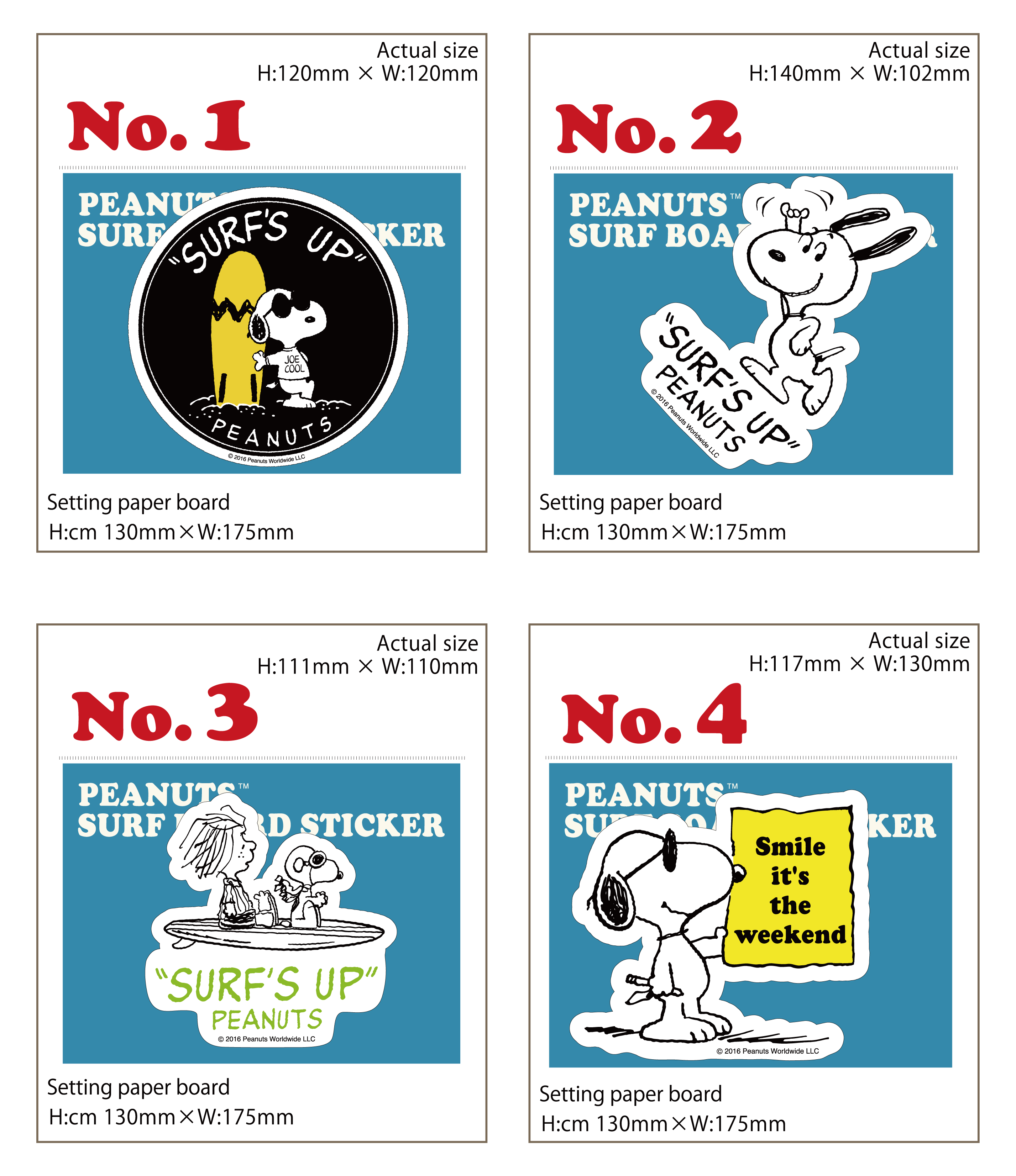 Peanutsスヌーピーステッカー Vlacks Online Shop