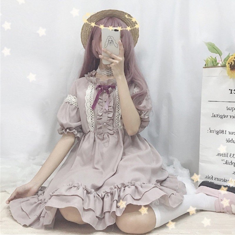 ロリータ系 乙女ちっくなガーリーワンピース Wanpi45 ゆめかわガール