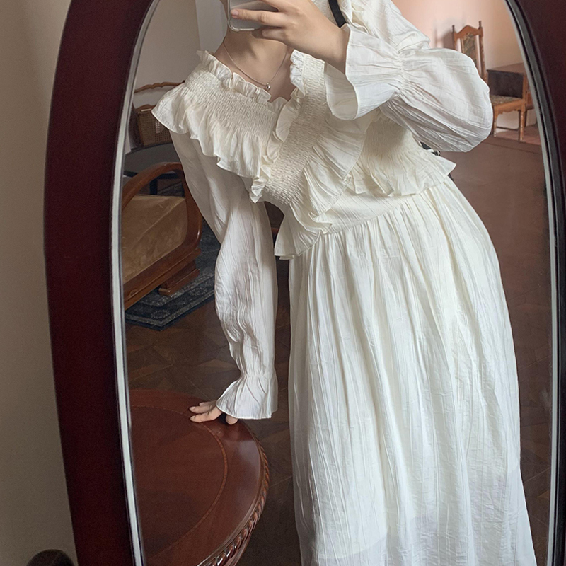 Frillミドル丈ワンピース Op0104 Daisy In The Closet