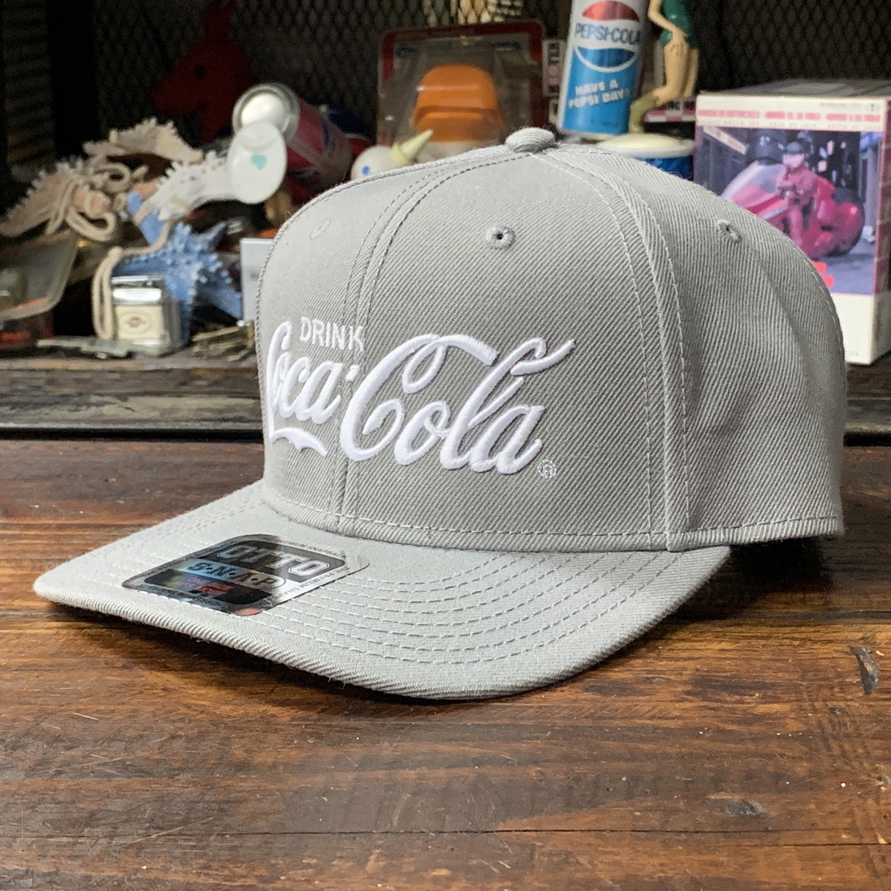 コカ コーラ X Otto ウールブレンド ツイルキャップ グレー Diggit Official Shop