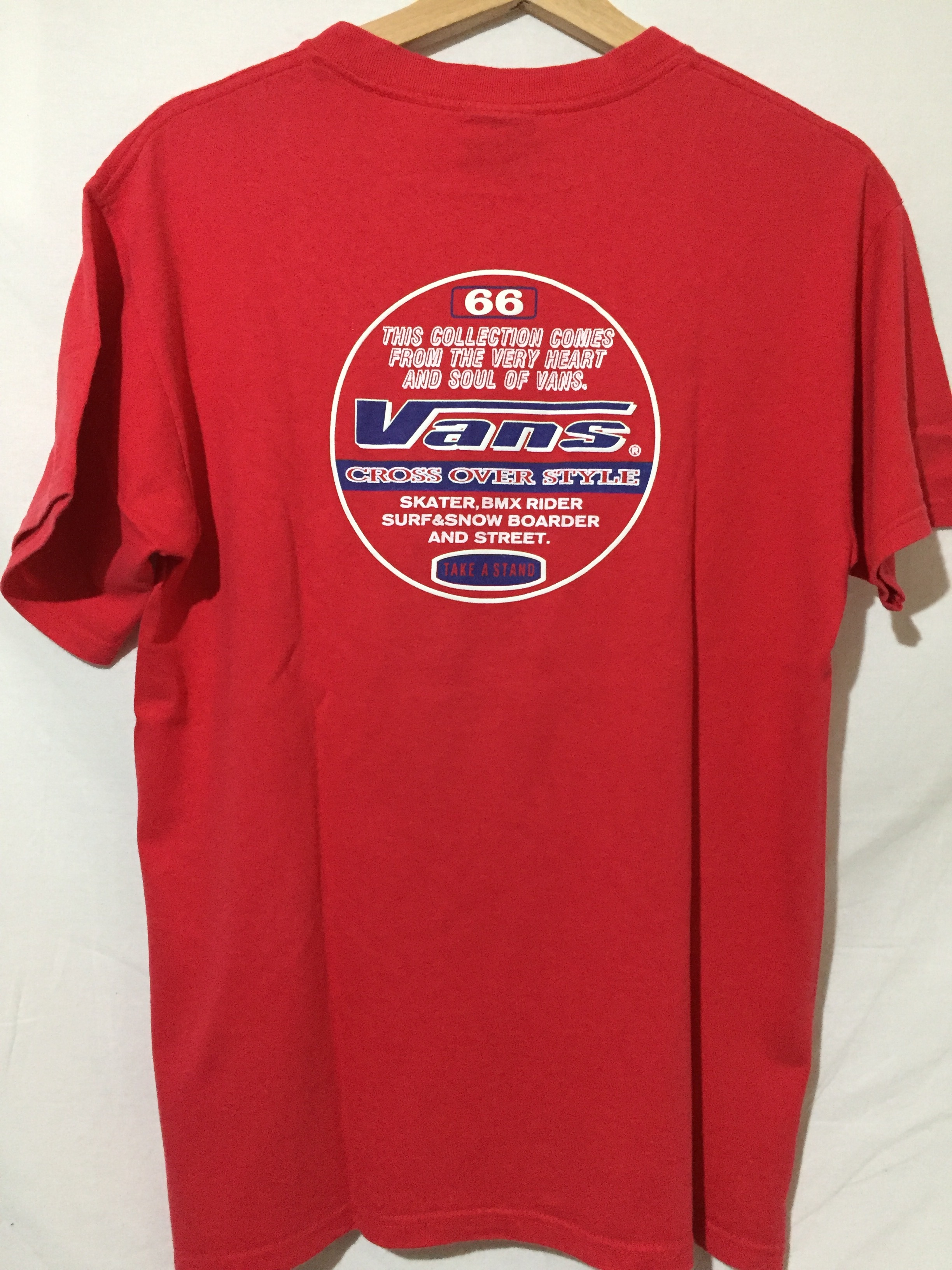 90 S Vans Tshirt 古着 Us古着 アメカジ Tシャツ バンズ 90年代 オールドスケート Emigeneralstore