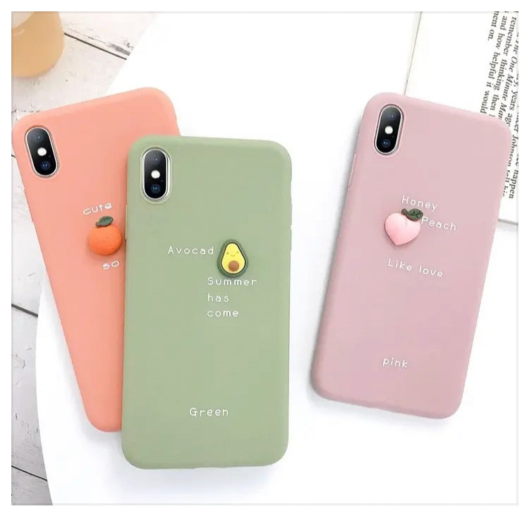 シンプル可愛いiphoneケース フルーツがアクセントになり 落ち着いたパステルカラーの配色 Strogia Iphoneケース カバー専門店