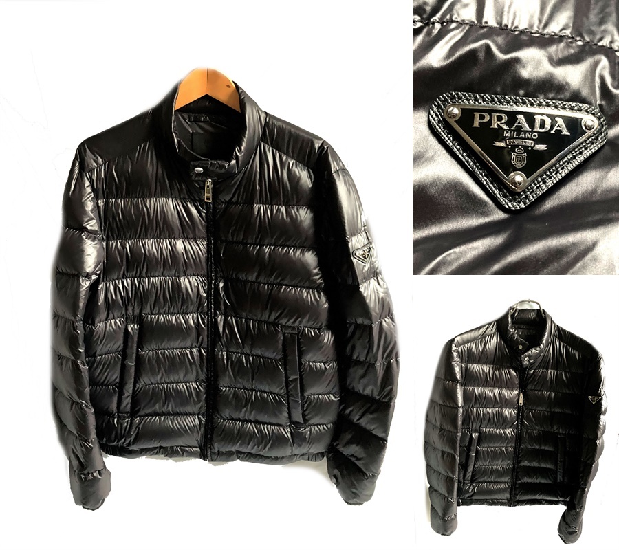 prada sport バイカージャケット レザージャケット-