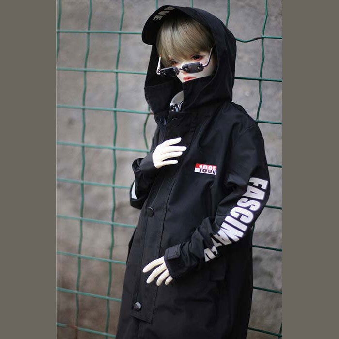 Bjdドール用衣装 ロングコート メンズ カジュアル シンプル ブラック ホワイト グレー ピンク イエロー グリーン Black White Gray Pink Yellow Green 70cm 70cm Sd17 Sd13 Msdサイズ人形用 Ap 球体関節人形用 Btgarden