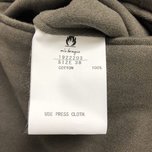 M S Braque エムズ ブラック 19aw Harlem Pants パンツ 38 カーキ 中目黒b 12 ブランド古着brooch