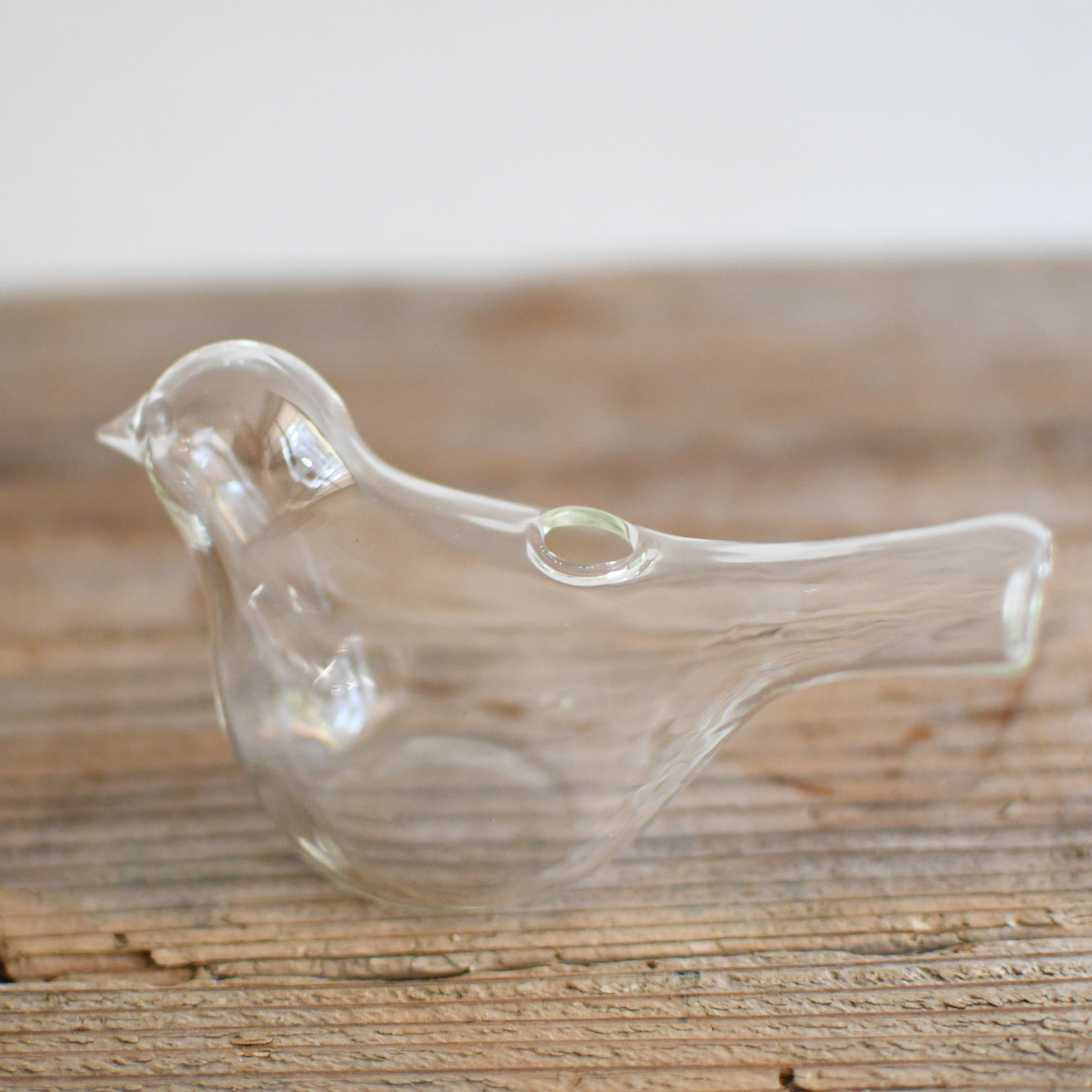 ガラス容器 小鳥瓶 ｗ125ｘd52ｘh65ｍｍ 可愛いモチーフ容器 苔テラリウム専門ショップ道草