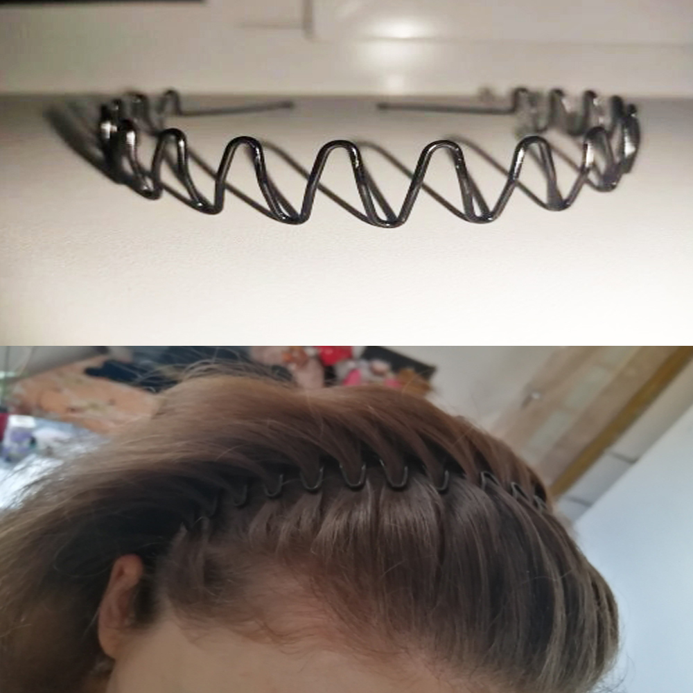 カチューシャ 金属 なみなみ 波型 コイル 5種類 ヘアアクセサリー レディース メンズ ヘアアクセ 髪留め ヘアバンド まとめ髪 スポーツ 洗顔 ユニセックス ちゅらネット にふぇーでーびる