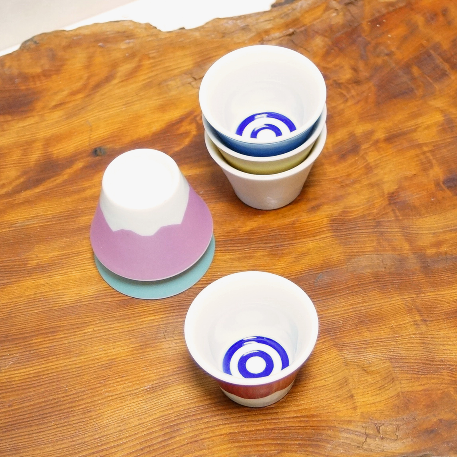 富士山おちょこで乾杯 富士山 おちょこ 鶯堂 Uguisu Dou お料理に合うおしゃれな食器 ステンレスの通販