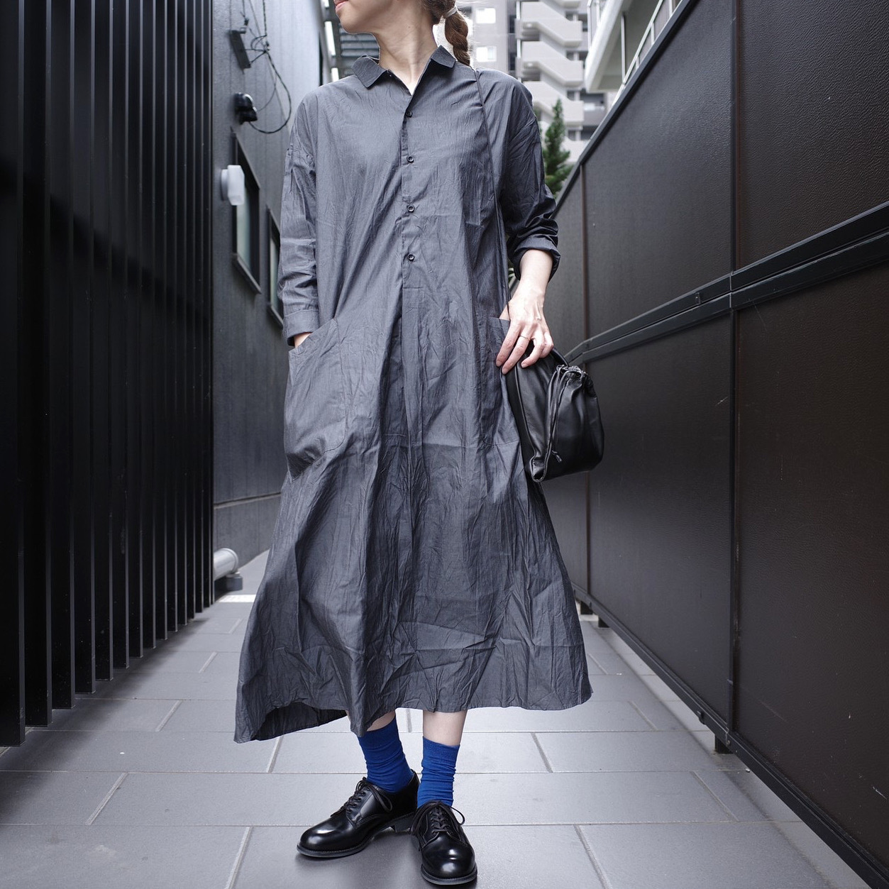 G グラム コットンプルオーバーワンピース Debby