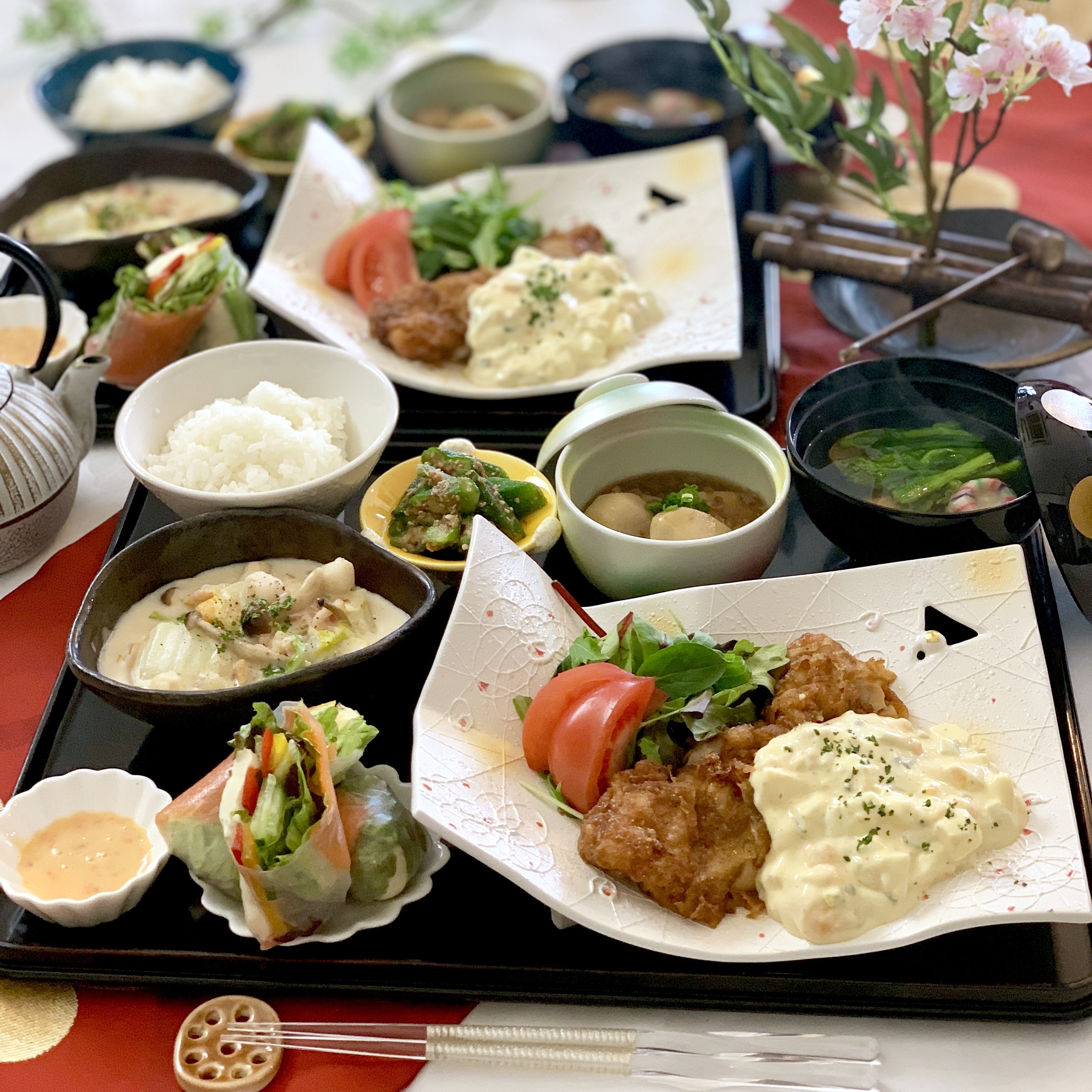 チキン南蛮や里芋のそぼろ煮など 献立まとめ買い 料理教室 Ohana Kitchen