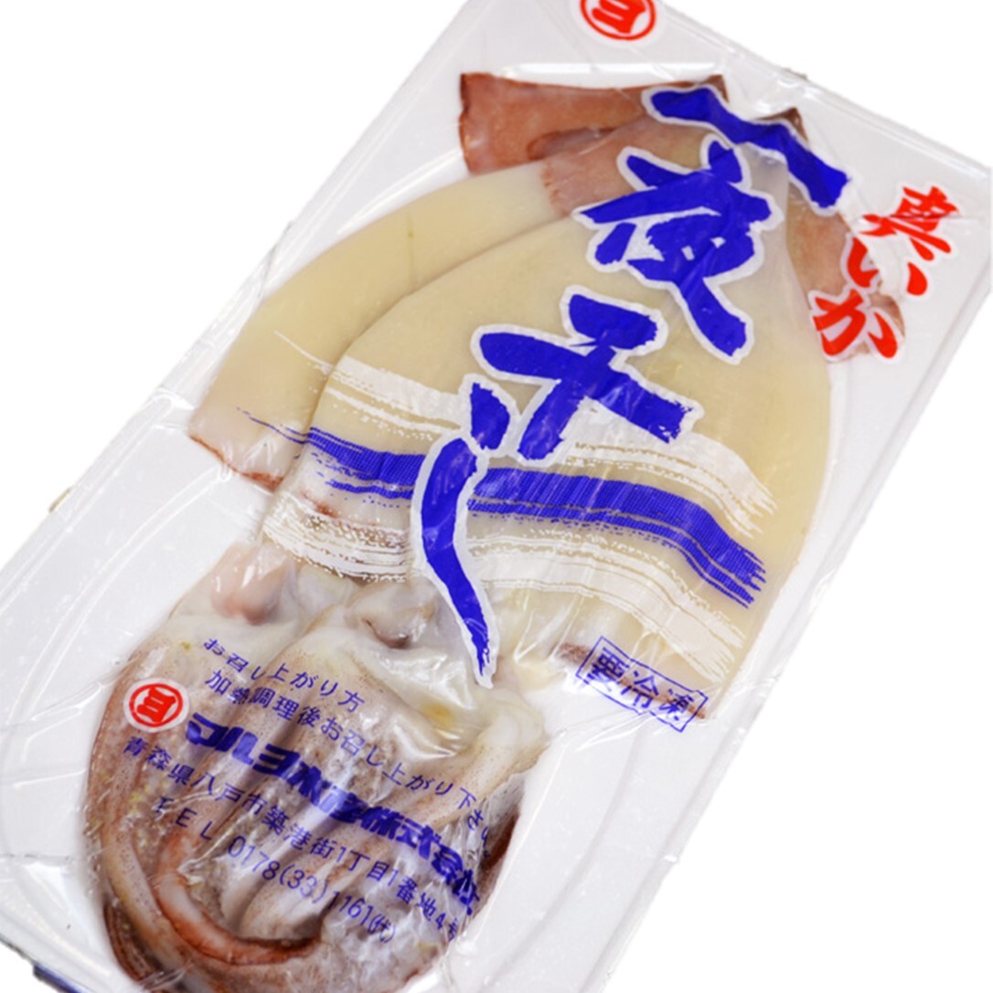 真イカの一夜干し 青森産他 2枚入り 一夜干し イカ いか スルメイカ 真いか おつまみ q 真イカの一夜干し 冷凍 Okawari 豊洲直送の高級海産物をお届け