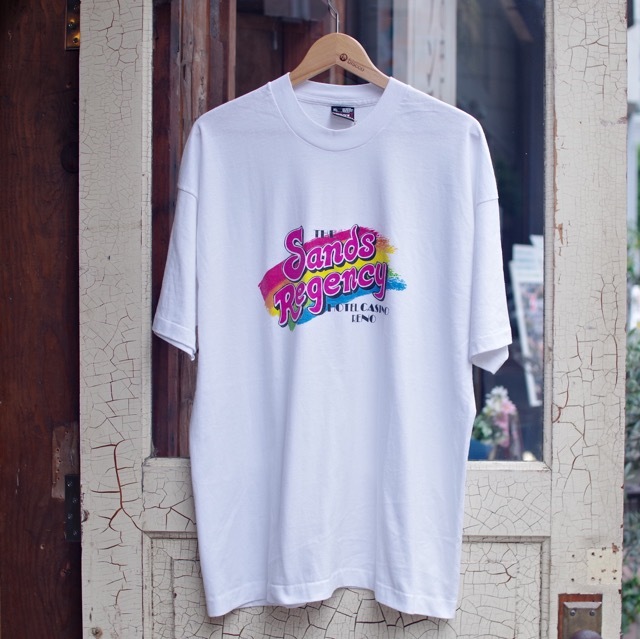1990s Fruit Of The Room Best 黒タグ Print T Shirt カジノ ホテル Tシャツ 90年代 Big Tee 古着屋 仙台 Biscco 古着 Vintage 通販