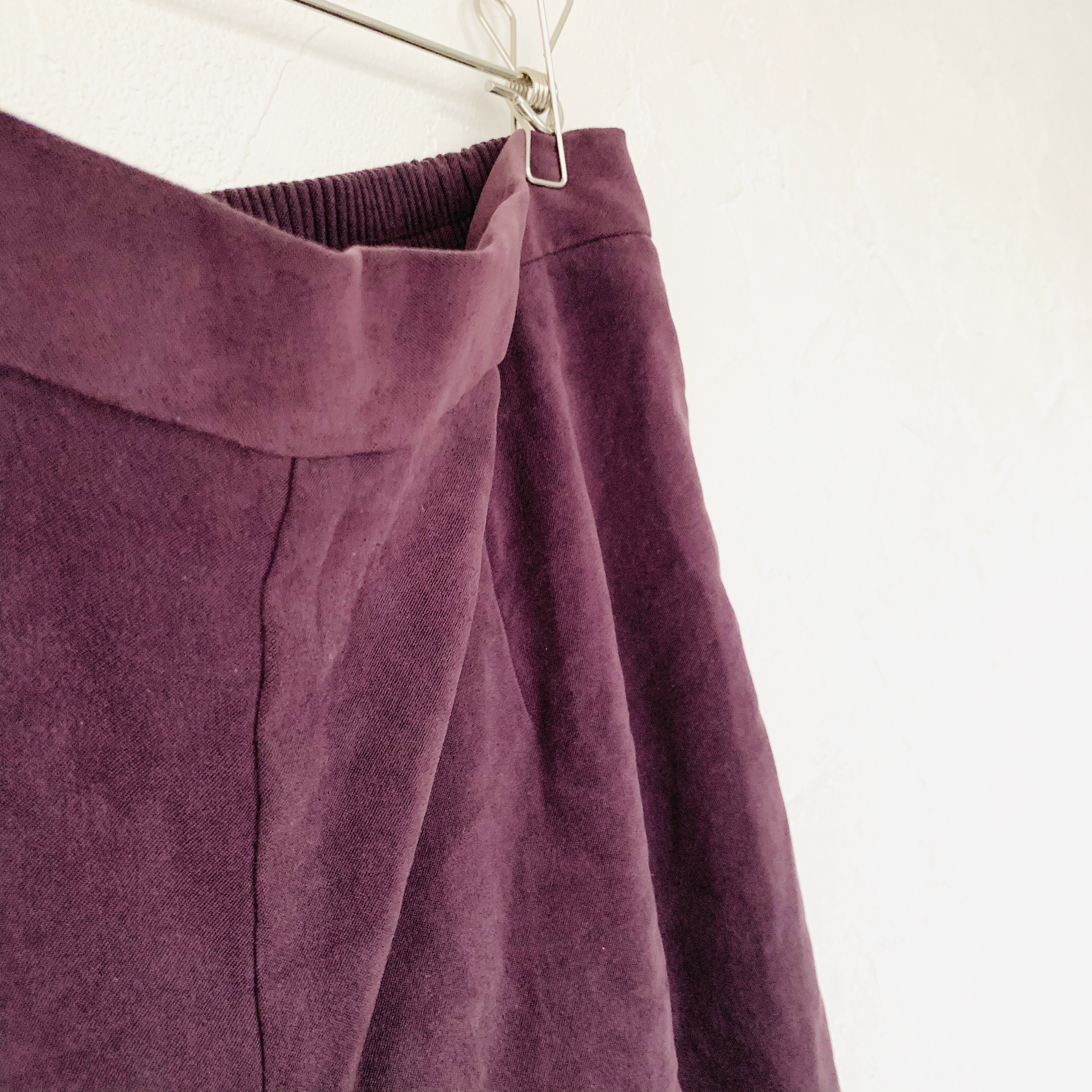 古着 Purple Raised Fabric Pants パンツ Used Vintage イージーパンツ パープルパンツ 起毛パンツ ビンテージ 紫 紫ボトム 古着パンツ Icy 古着屋