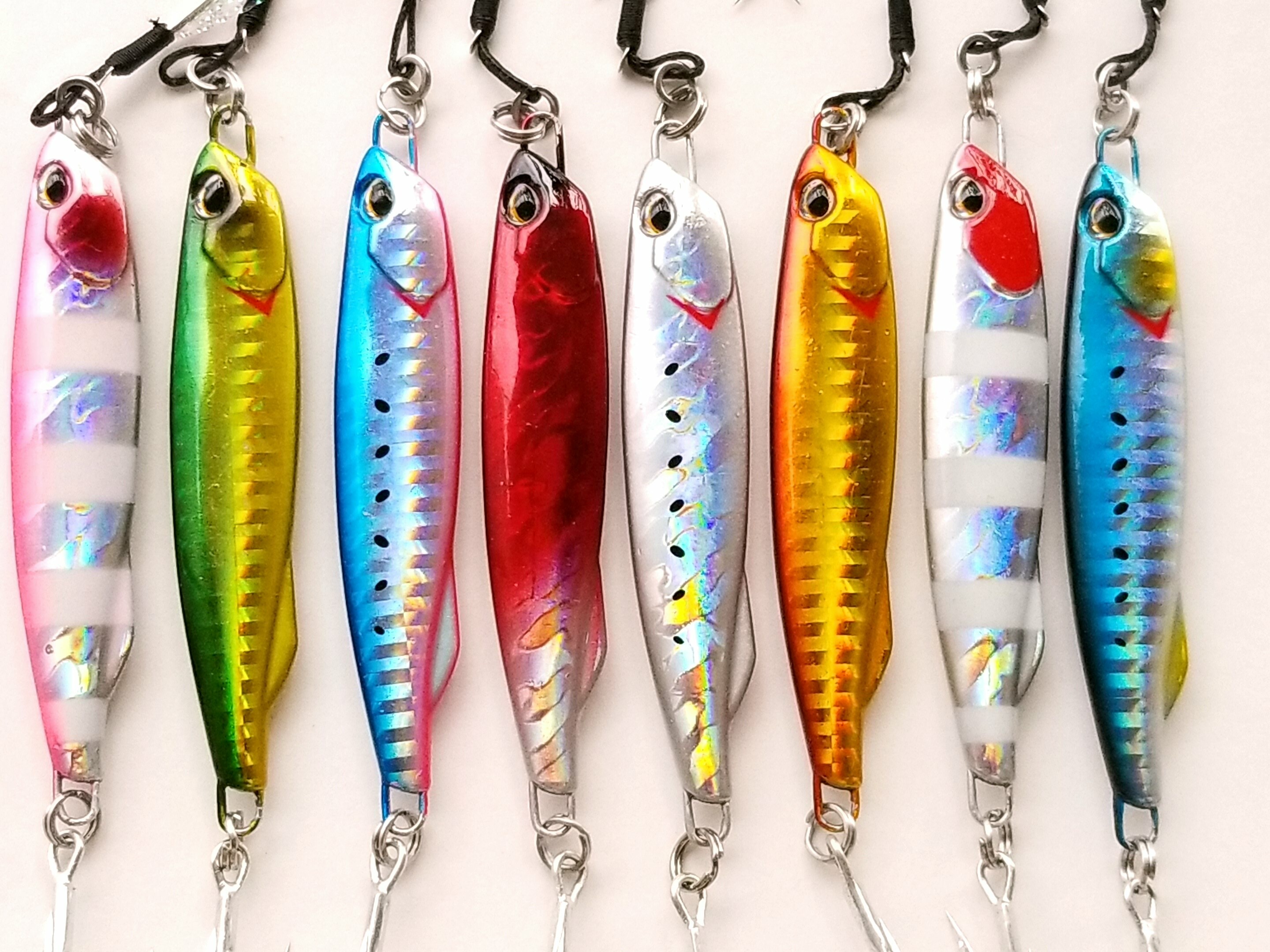 Allblue ４０ｇ メタルジグ キャストゥィング スリムタイプ 8色セット ショアジギング Azon 釣之屋 Azon Fishing Tackle